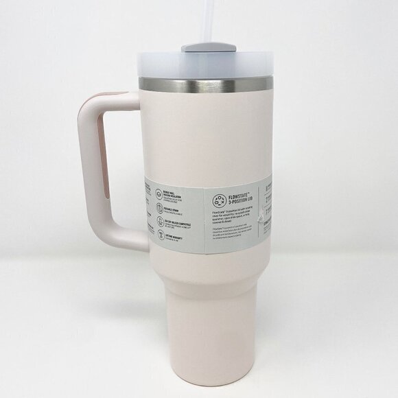 STANLEY | The Quencher H2.0 FLOWSTATE Tumbler 40 OZ Rose Quartz NWT - Picture 2 of 9